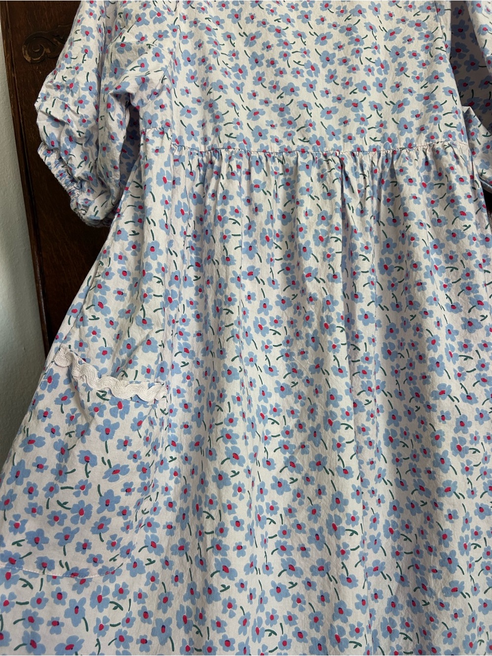 Damson Madder Greta ditsy midi dress - Picture 5 of 9